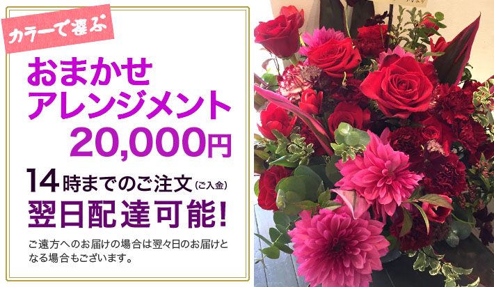 おまかせアレンジ20000円