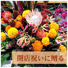 渋谷の開店祝いに贈る花