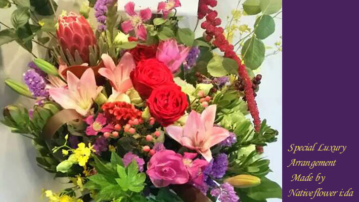 開店祝いの花　周年記念祝い　東京　二子玉川の花屋　ネイティブフラワーイーダ