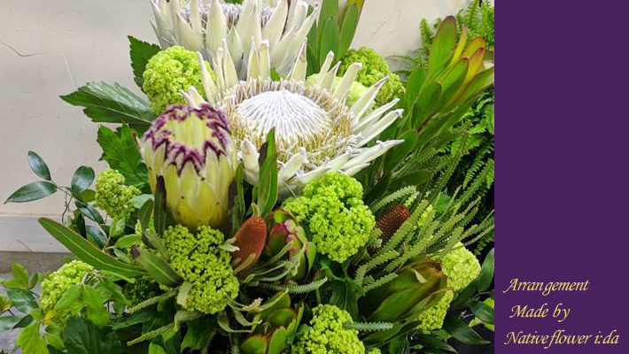 開店祝い花　アレンジメント　二子玉川の花屋ネイティブフラワーイーダ