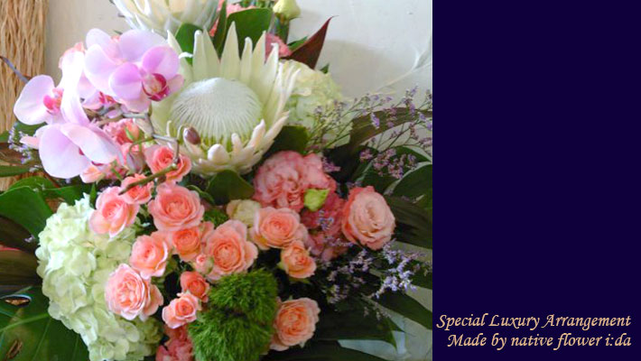 開店祝い　花　二子玉川の花屋　ネイティブフラワーイーダト