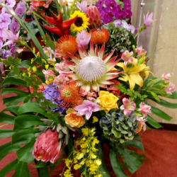 誕生日プレゼント　フラワーギフト　二子玉川の花屋　ネイティブパレード