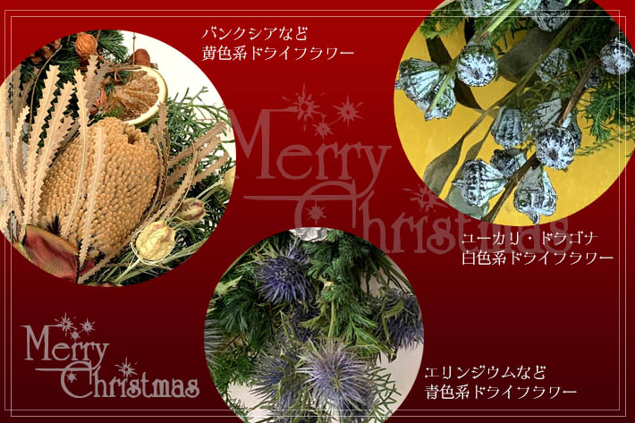 二子玉川花屋　ネイティブフラワーイーダ クリスマス